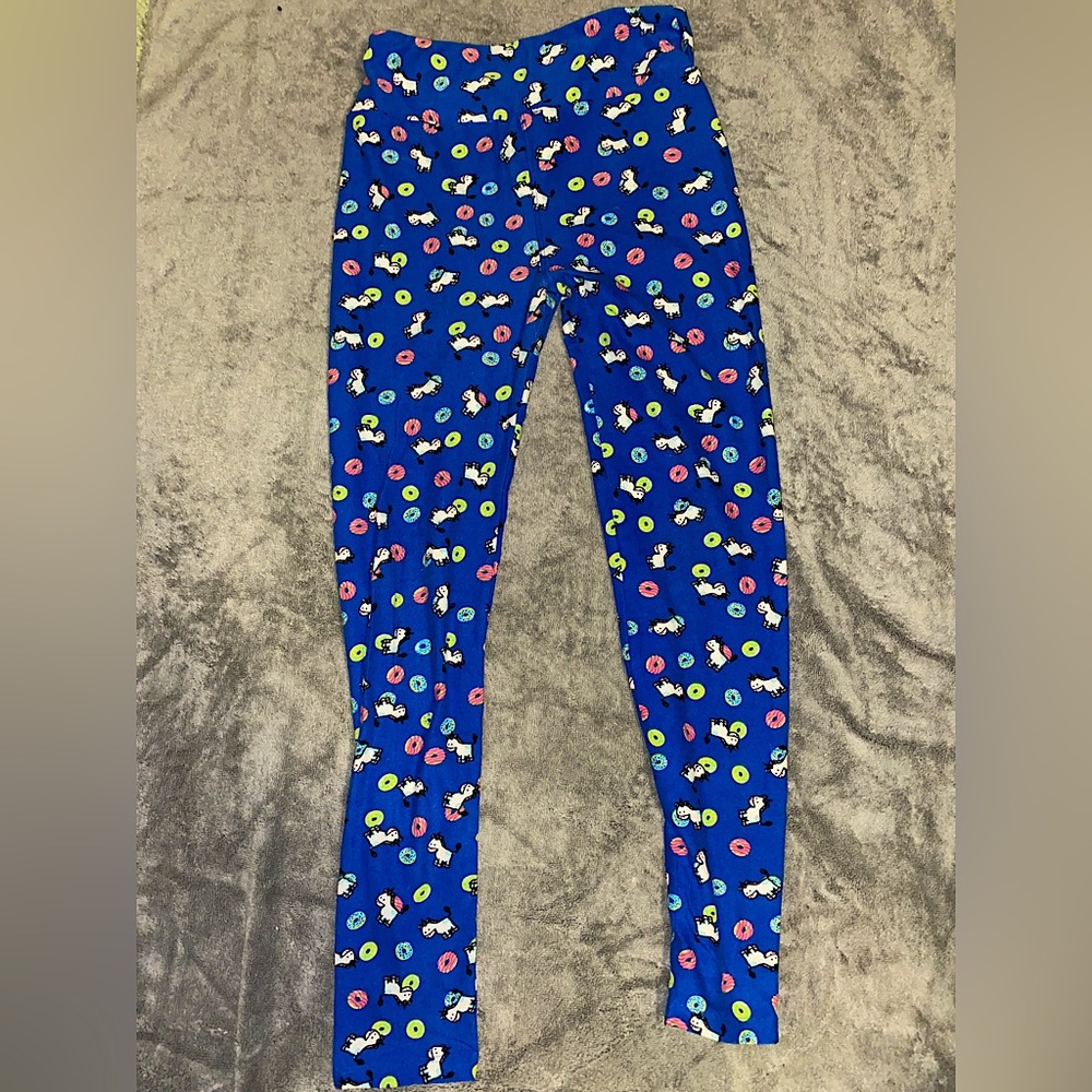 LuLaRoe (Onesize) Unicorn Donut Patterned Leggings